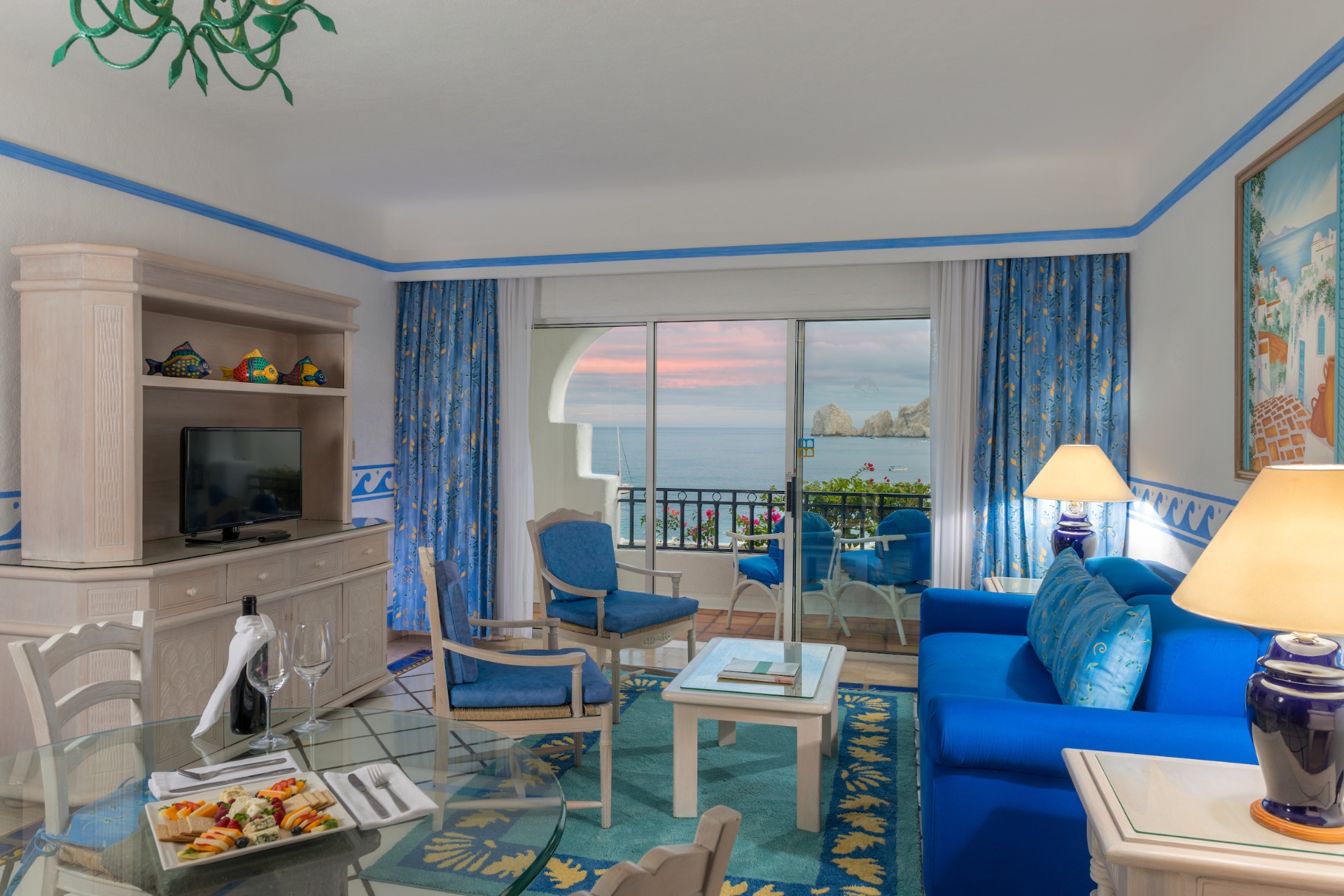 Luxury Suite con sala y balcón al mar